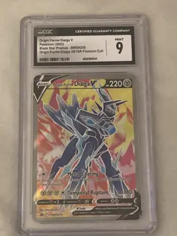 Origin Forme Dialga V SWSH255 Vstar Premium Coll. Pokemon CGC 9 Mint - Image 4