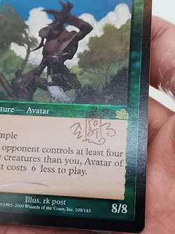 Avatar of Might SIGNED FOIL VINTAGE SIG R.K. Randy Post MTG 2 Avail *CCGHouse* - Image 3