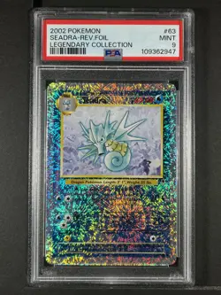 Seadra Reverse Foil #63 2002 Pokemon Legendary PSA 9 250001 - Image 1
