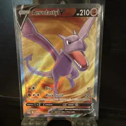 Pokemon Aerodactyl V 179/196 Lost Origin Ultra Rare Full Art Holo 210 HP - Image 1