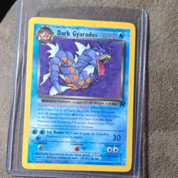 Pokemon TCG Dark Gyarados Team Rocket Rare 25/82 70 HP Unlimited English - Image 1
