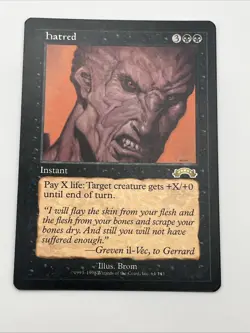 Hatred Exodus 1998 Near Mint Never Played Magic The Gathering Mtg Illus. Brom - Image 5