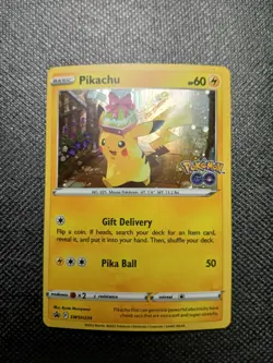 Pokemon TCG Pikachu SWSH234 Black Star Promo Cosmos Holo NM-M - Image 1