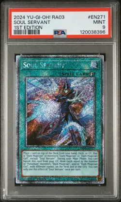 2024 Yu-Gi-Oh! Quarter Century Bonanza 1st Ed Soul Servant #EN271 PSA 9 NEW CERT - Image 1