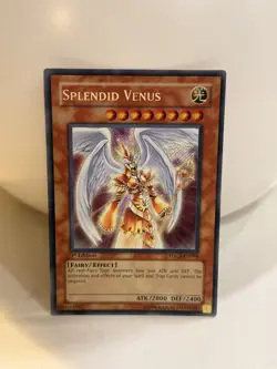 Yugioh Splendid Venus 1st Edition Secret Rare TDGS-EN094 LP - Image 1