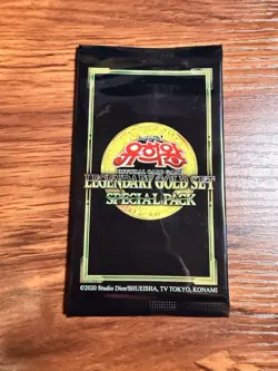 YuGiOh Legendary Gold Set Special Booster Packs - Sealed Korean Pack - Image 1