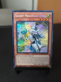 Yu-Gi-Oh! TCG Silent Magician Zero MP25-EN060 1st Edition Prismatic Secret Rare - Image 1