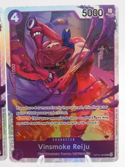 2x One Piece TCG Vinsmoke Reiju OP12-063 SR NM English - Image 3