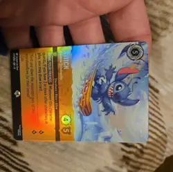 Disney Lorcana Stitch Carefree Snowboarder Epic 207/204 Winterspell cold foil - Image 1