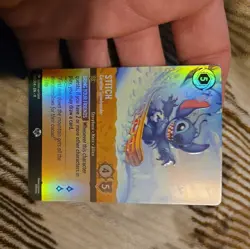 Disney Lorcana Stitch Carefree Snowboarder Epic 207/204 Winterspell cold foil - Image 2