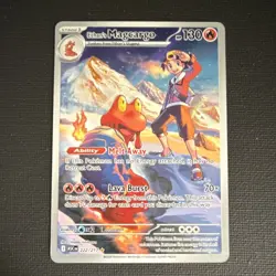 Pokemon Ethan's Magcargo Full Art Holo ASCn 222/217 130 HP Fire Card - Image 1