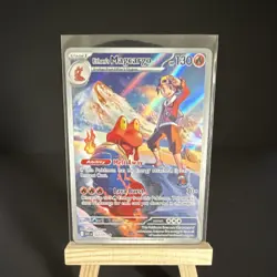 Pokemon Ethan's Magcargo Full Art Holo ASCn 222/217 130 HP Fire Card - Image 3