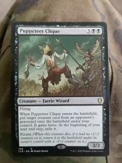 MTG Puppeteer Clique NM Battle for Baldur's Gate CLB Magic Gathering card - Image 1