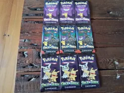 3 x 3 9 Pokemon blister cards halloween 2022 2023 2024 Booster Pack ex sr ssr ar - Image 1