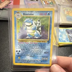 Pokemon Blastoise Base Set 2 Holo Rare 100 HP 2/130 Card English - Image 1