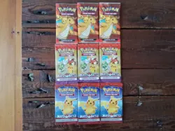 9 Booster pack Mcdonalds pikachu 2025 24 23 charizard pokemon Card sr sar ar - Image 1