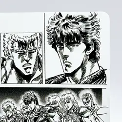 Kenshiro Raoh Fist of the North Star 40th Anniversary Metro Card Anime Japan F/S - Image 3