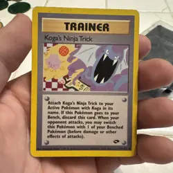 Koga’s Ninja Trick 115/132 Pokemon TCG Gym Challenge NM Vintage 2000 Card - Image 1