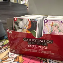 One Piece TCG Carrying On His Will OP-13 200 Card Bulk Lot +20R 5L NEAR MINT - Image 2