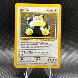*No Symbol* Snorlax 11/64 Holo Rare Jungle Unlimited Vintage Pokemon Card - Image 1