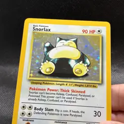 *No Symbol* Snorlax 11/64 Holo Rare Jungle Unlimited Vintage Pokemon Card - Image 2