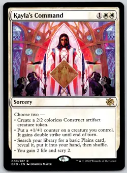 Kayla's Command - The Brothers' War BRO - MTG - LP Magic - 9 R - Image 1