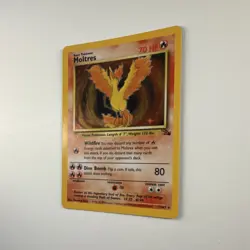 Pokemon Moltres 12/62 Fossil Holo Rare Unlimited 70 HP English 1999 Card - Image 3