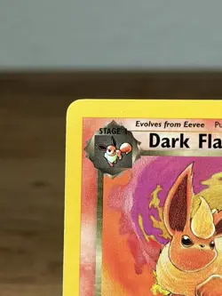 Dark Flareon - 35/82 - Pokemon Team Rocket Non Holo 1st Edition Card - NM - Image 4