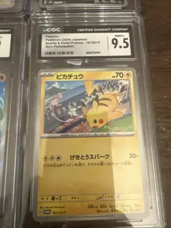 Pokemon CGC Graded Lot of 10 Slabs Cards Japanese - Image 5