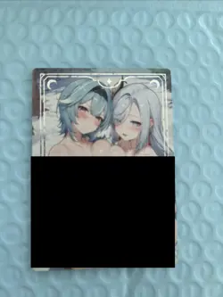 Shenhe And Eula SW-25 Illustration Liquid Fantasy Card Set Genshin Impact - Image 1