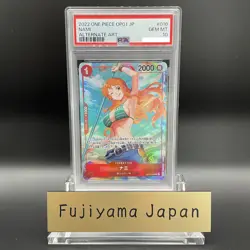 PSA 10 Nami Alt Art OP01-016 R Rare ROMANCE DAWN ONE PIECE Card Game Japanese JP - Image 1