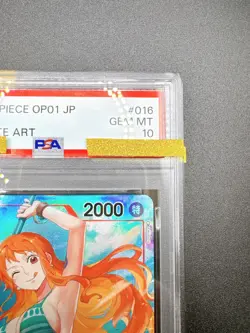 PSA 10 Nami (Alt Art) OP01-016 ROMANCE DAWN - ONE PIECE Card Game Japanese 2022 - Image 5