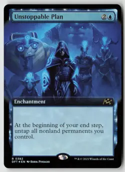 Unstoppable Plan (Extended Art) Aetherdrift (382) Foil - MTG - Image 1