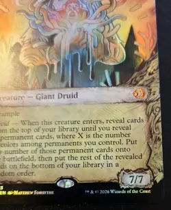 Aurora Awakener (Showcase) 0323 Foil Mythic Lorwyn Eclipsed Magic: The Gathering - Image 5