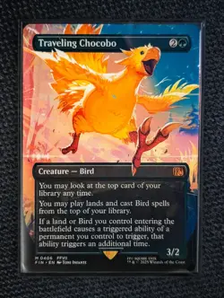 Magic the Gathering • Final Fantasy VII •Traveling Chocobo • #0406 • Borderless - Image 2