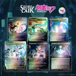 MTG Secret Lair x Hatsune Miku: Digital Sensation English Foil Edition - Image 1