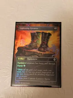 Lightning Greaves (Borderless) Commander: the Lost Caverns of Ixalan Foil - Image 1