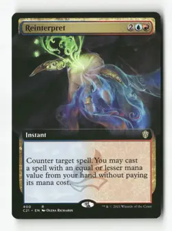 Reinterpret - Commander 2021 - #400 - Non-Foil - NM - MTG - Image 1
