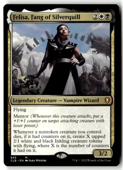MTG Felisa, Fang of Silverquill [CLB - 845] LP 2-95 - Image 1