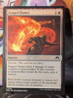 Fanged Flames 0118 Modern Horizons 3 MH3 MTG Magic The Gathering Non Foil - Image 1