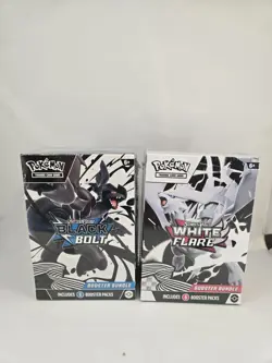 Pokemon Black Bolt & White Flare Booster Bundle Brand New SEALED Set of 2 - Image 1