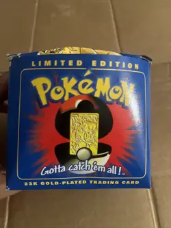 POKEMON 23K GOLD PLATED TRADING CARD "CHARIZARD" BURGER KING 1999 - Image 3
