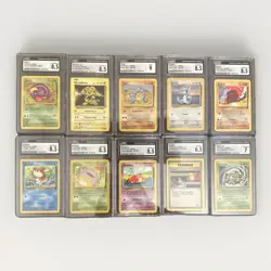Pokemon CGC Graded Lot of 10 Slabs Cards English Base Set Evolutions Neo - Image 1