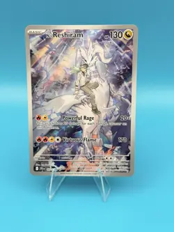 Pokemon N’s Reshiram 167/159 IR Scarlet Violet Journey Together Full Art NM - Image 1