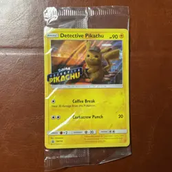 Pokemon TCG Detective Pikachu SM190 Promo Card Sealed NEW - Image 1