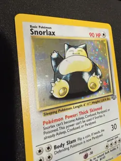 SNORLAX Holo 11/64 Jungle Set Pokemon Card - Image 2