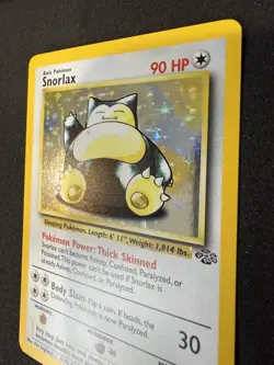 SNORLAX Holo 11/64 Jungle Set Pokemon Card - Image 3
