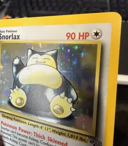 SNORLAX Holo 11/64 Jungle Set Pokemon Card - Image 4
