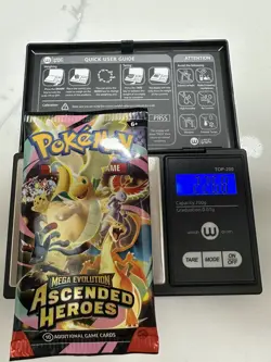 22.68g HEAVY Pokemon TCG: Mega Evolutions Ascended Hero’s Booster Pack! - Image 1