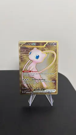 Mew Ex Pokemon 151 Metal Card 205/165 - Image 1